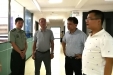 市人武部到我院检查指导征兵体检准备工作