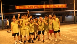 我院团支部组队参加恩平市2012年“青年杯”篮球赛